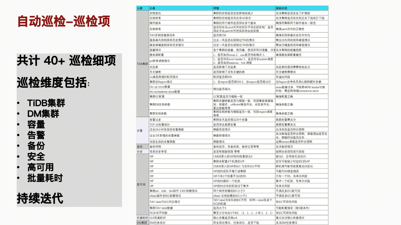巡检项